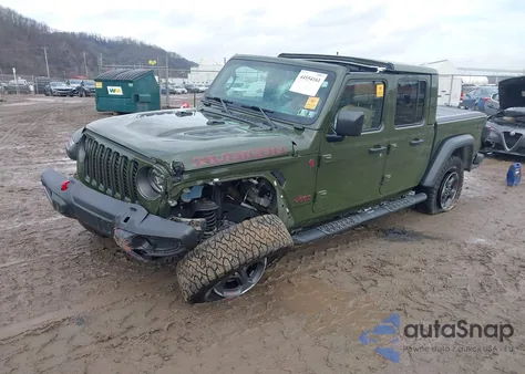 2023 Jeep Gladiator Rubicon 4X4 из США, поврежденный, VIN 1C6JJTBG0PL563059